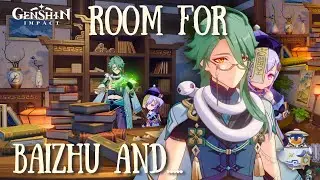 Baizhu and QiQi Serenitea Pot Guide/Гайд комната Бай Чжу и Чи Чи Чайник Безмятежности/Gensin Impact