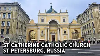 The CATHOLIC Church of St Catherine in St Petersburg, Russia