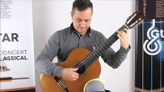 A detailed review of 2020 Dan Kellaway lattice guitar www.concert-classical-guitar.com