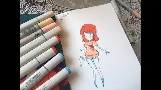 Pixels : Copic speedpaint