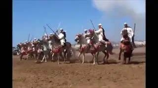 سيدي يحيى الغرب  متعة الفرجة بالمهرجان الثالث لتبوريدة بأولاد بورحمة  جماعة عامر السفلية