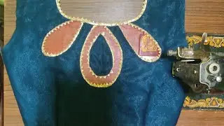Net kapade ka use karke banaye khubsurat sa blouse design||blouse back neck design