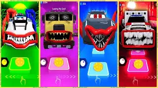 coffin dance - Police Car Eater vs Truck Eater vs Ambulance Eater vs Jakson Storm Eater | Tiles HOP