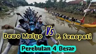 Dewo Mulyo Vs Panembahan Senopati Perebutan Semi Final ( Lomba Dayung Klidang Wetan 2023)