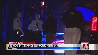 Men in Wake County gunfire incident identified and cited