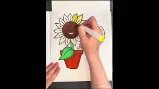 ASMR раскраска 🎨 | Relaxing coloring with marker sounds & music 🎶