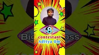 #Biggboss contestant #Aditya om
