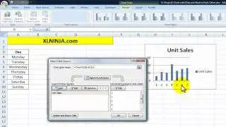 How to create a chart with Data not Next to each other