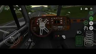 Cargado de cemento con el Peterbilt