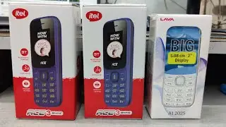 itel ACE 3 SHINE & LAVA A1 2025 || First Look & Full Review 🔥 Best keypad Phone 2025