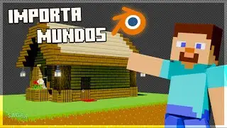 Import Minecraft Worlds into Blender (Bedrock and Java) 🌍