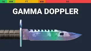 M9 Bayonet Gamma Doppler - Skin Float And Wear Preview