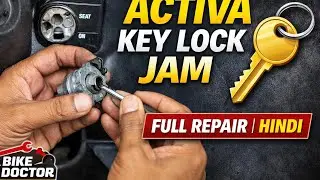 Honda Activa Key Lock Repair | Key Lock Jam Problem Solution | Bike Doctor Garage