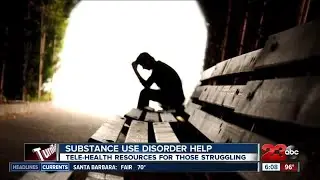Tele-health resources for those struggling with substance abuse disorders