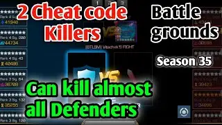 These 2 Cheat codes can kill almost all Defenders | Battle grounds season 35 mcoc 