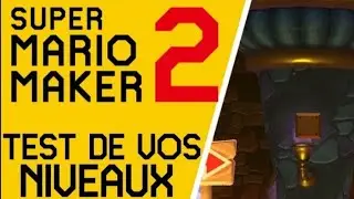 MARIO MAKER 2 : JE JOUE A VOS NIVEAUX