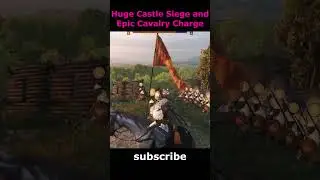 Huge Castle Siege and Epic Cavalry Charge in Mount and Blade 2 Bannerlord