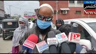 Blinded by pellets, North Kashmir man seeks financial help for his six kids