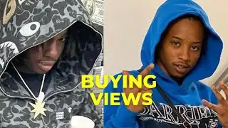 Pressa gets accused of buying views because duvy trending