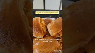 SALGADO ASSADO COM FRANGO. #salgadoassado#salgadofrango#salgadocatupiry#salgado