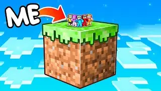 Minecraft, но мы на ОДНОМ ОГРОМНОМ БЛОКЕ!