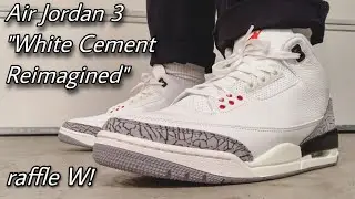 My Sneaker of the Year | AIR JORDAN 3 &ldquo;White Cement Reimagined&rdquo; 2023 Unboxing w/ On Foot