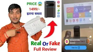 Mini Projector 1499 Price Review | Android Projector Under 10000 | 1499 Mini Projector Review