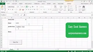 How to clear fields when a Form is open in Excel