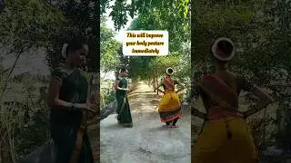 Bharatanatyam - Posture and Alignment Correction #learnsomethingnew #bharatanatyam #dancewithme #art