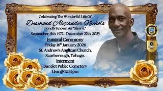 Desmond Alexander Nichols (Shorn) - The Celebration Of His  Wonderful Life.