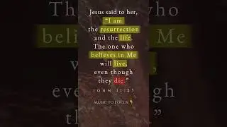 Jesus said this about death... (John 11:25) #shorts