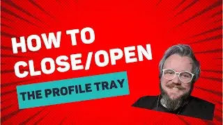 How to Open/Hide the Profile Drawer