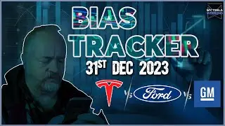 Headline Bias Tracker - Dec 31st, 2023 - GM still tanking, Ford & Tesla improve