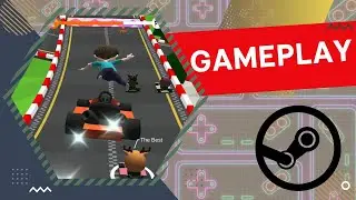 Go Kart Run Steam Gameplay - Indie Racing Game