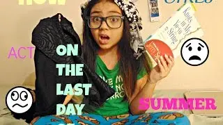 How Girls React to the Last Day of Summer!