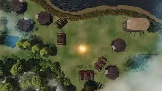 Curse of Strahd, Tser Pool Encampment, Day time, D&D animated map