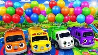 Wheels on the bus go round and round song | nursery rhymes for babies | Play wheels on the bus poem