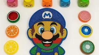 ASMR Slime Video l How To Make Rainbow Mario With Glitter Slime | On Ym Toyz