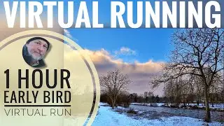 Early Morning Winter Run 4k | Virtual Running Videos for Treadmill | Berlin - Germany | Virtual Run