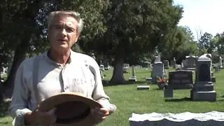 North Webster Cemetery Walk 2009 - Michael Lamle as Captain Benjamin F. James