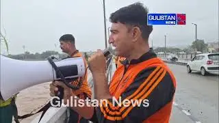 NDRF Jawans in Action at Jammu Tawi as River Water Rises