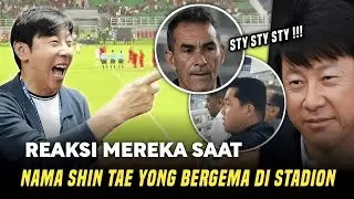 Saat nama Shin Tae-yong Diteriakan di hadapan ET & Gerald! Ini Reaksi STY!Timnas U23 knp jadi gini ?