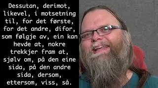 Dr&oslash;fting i akademisk skriving (Kap 2.3)
