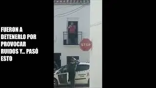 Fueron a detenerlo por ruidos y... pas&oacute; esto
