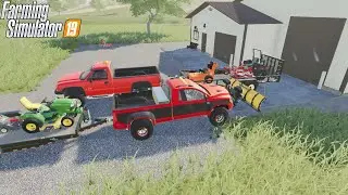 PACKING TO MOVING TO A NEW LANDSCAPING SHOP! | FS19
