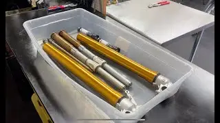 Brand new 2022 Suzuki RMZ250 KYB SSS 48mm Forks | JBI Suspension