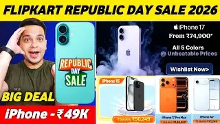 All iPhone Prices Revealed in Flipkart Republic Day Sale 2026 | iPhone 17 & iPhone 16 Saste Mei 😍