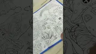 THE $2 DIY COLORING MAT EXPERIMENT#art #diy#trending #craft #shortvideo #shortsfeed#kidsvideo#shorts