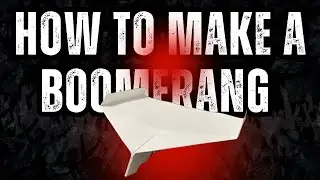 How to Make a Boomerang Paper Airplane (It Comes Back!)-Ver42