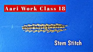 Aari work stitches / Embossed / Stem / Aari work blouse designs / Maggam works (2020)